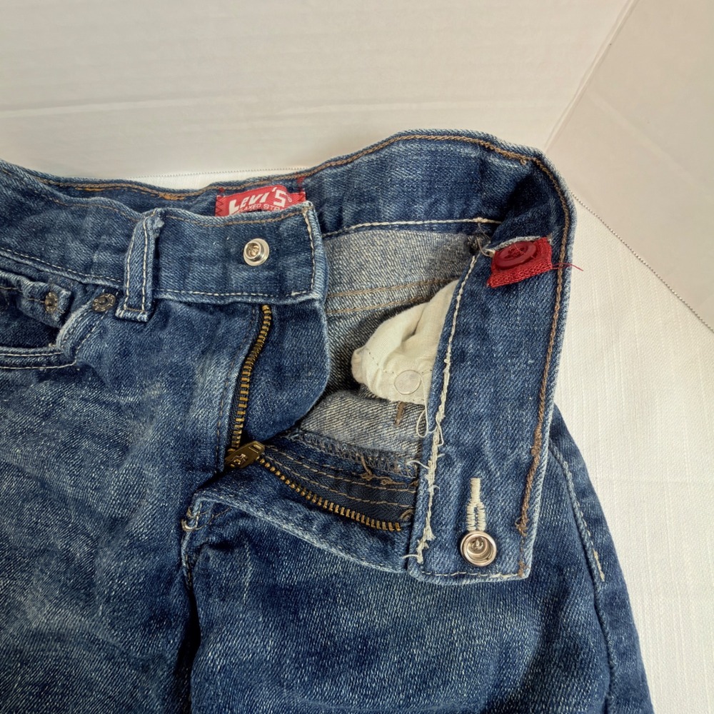 Levi's 549 Relaxed Straight Jeans Kids 3T Blue Good Distressed Denim